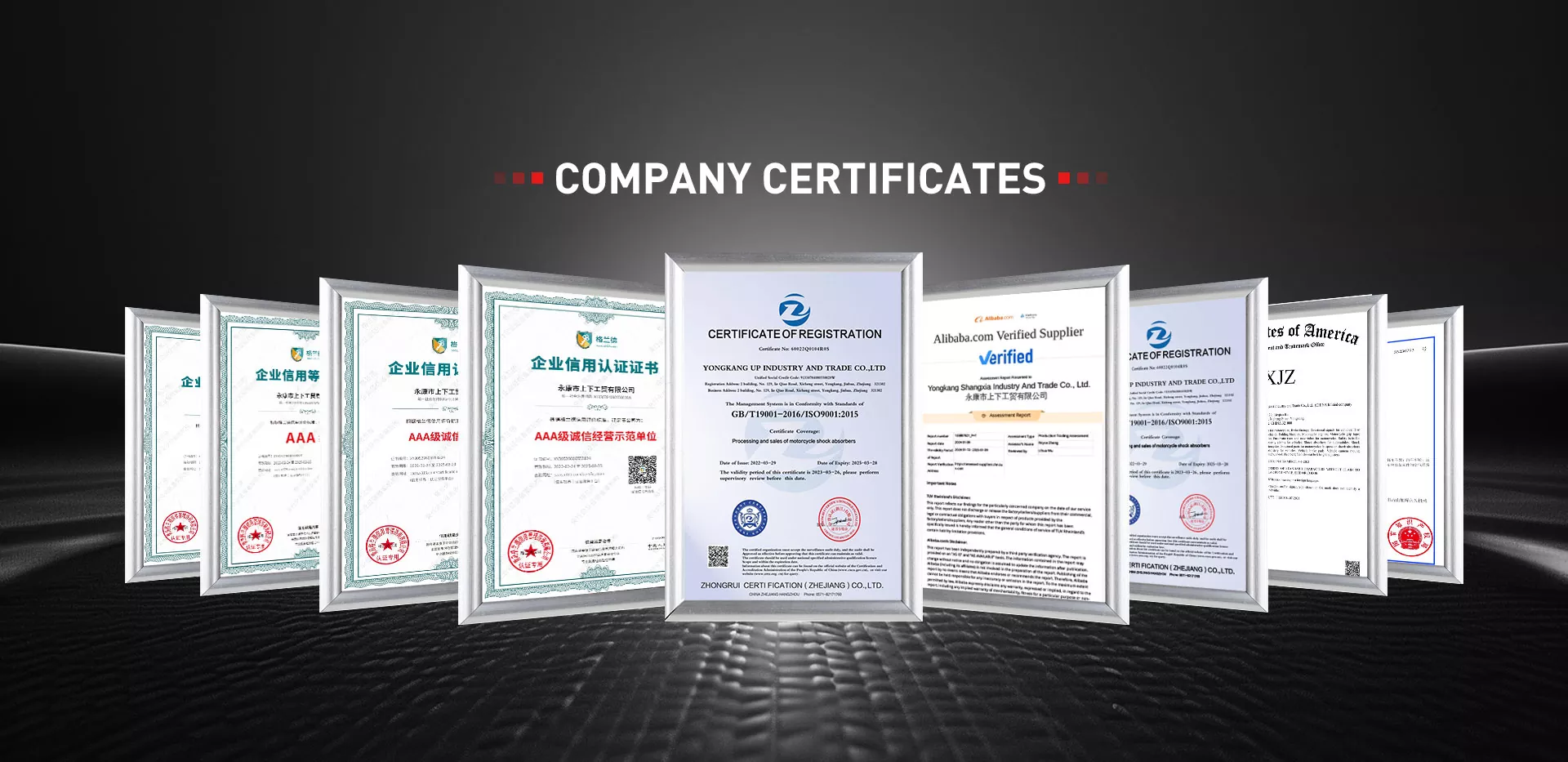 Vores certifikat